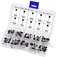 200 Piezas Kit Surtido de Transistores- Kit de Surtido de Transistores Electrónicos-Surtido de Transistores Electrónica…